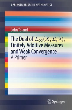 The Dual of L¿(X,L,¿), Finitely Additive Measures and Weak Convergence - Toland, John