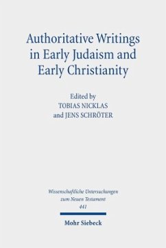 Authoritative Writings in Early Judaism and Early Christianity