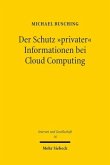 Der Schutz &quote;privater&quote; Informationen bei Cloud Computing