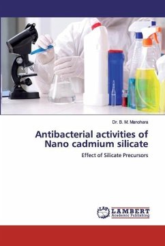 Antibacterial activities of Nano cadmium silicate - Manohara, B. M.