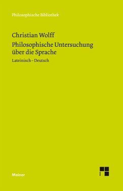 Philosophische Untersuchung über die Sprache (eBook, PDF) - Wolff, Christian