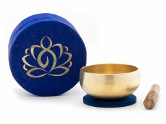 Klangschalen-Set in Box blau Meditation