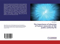 The importance of planning of human resources of the public authority RS
