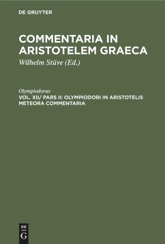 Olympiodori in Aristotelis Meteora commentaria - Olympiodorus
