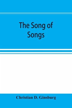 The Song of Songs - D. Ginsburg, Christian