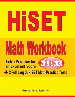 HiSET Math Workbook 2019 & 2020 - Nazari, Reza; Hill, Sophia