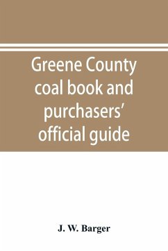 Cover Greene County coal book and purchasers' official guide