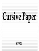 Cursive Paper