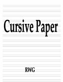 Cursive Paper