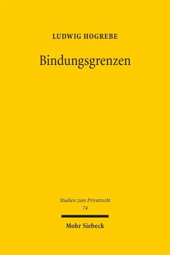 Bindungsgrenzen (eBook, PDF) - Hogrebe, Ludwig