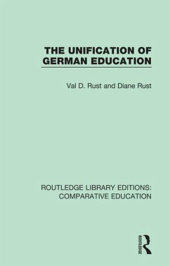 Cover The Unification of German Education (eBook, PDF)