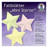 URSUS Faltblätter "Mini-Sterne", 15 x 15 cm