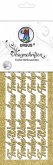 URSUS Designschriften "Frohe Weihnachten", gold