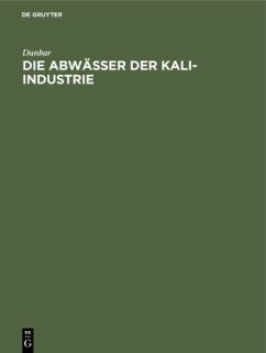 Cover Die Abwässer der Kali-Industrie