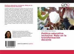 Política educativa inclusiva: Reto en la transformación docente
