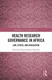 Health Research Governance in Africa (eBook, ePUB)