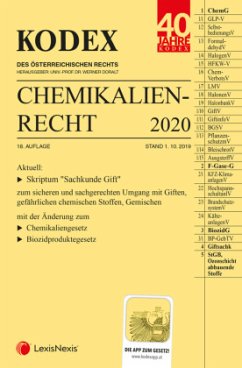 Cover KODEX Chemikalienrecht 2020