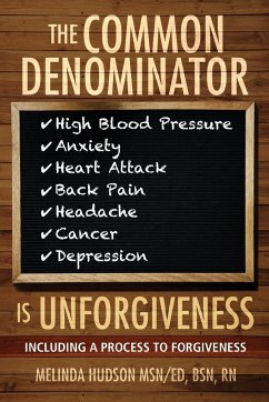 The Common Denominator is Unforgiveness - Hudson, Melinda