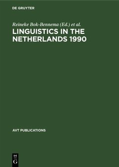 Cover Linguistics in the Netherlands 1990 (eBook, PDF)