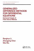 Generalized Difference Methods for Differential Equations (eBook, PDF)