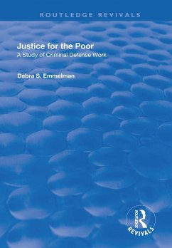 Justice for the Poor (eBook, PDF) - Emmelman, Debra S.