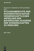 Sitzungsberichte der Mathematisch-Naturwissenschaftlichen Abteilung der Bayerischen Akademie der Wissenschaften zu München. Heft 3/1927
