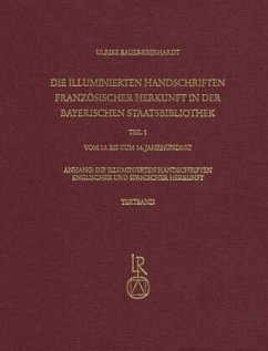 Cover Die illuminierten Handschriften französischer Herkunft in der Bayerischen Staatsbibliothek