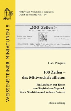 Cover 100 Zeilen - das Mittwochsfeuilleton