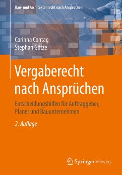 Vergaberecht nach Ansprüchen (eBook, PDF) - Contag, Corinna; Götze, Stephan