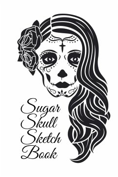 Sugar Skull Sketch Book - Heart, Amber