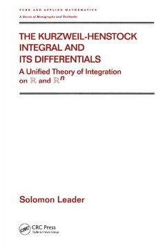 Cover The Kurzweil-Henstock Integral and Its Differential (eBook, PDF)