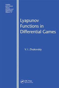 Lyapunov Functions in Differential Games (eBook, PDF) - Zhukovskiy, Vladislav I