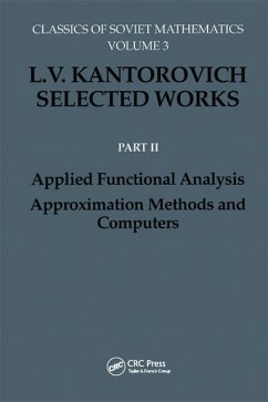 Applied Functional Analysis. Approximation Methods and Computers (eBook, PDF) - Kutateladze, S. S.