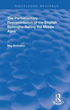 The Parliamentary Representation of the English Boroughs (eBook, ePUB) - McKisack, May