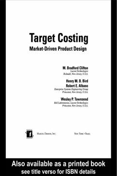 Target Costing (eBook, PDF) - Clifton, M. Bradford; Townsend, Wesley P.; Bird, Henry M. B.; Albano, Robert E.