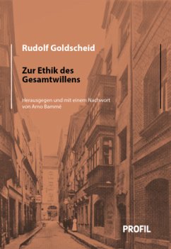 Zur Ethik des Gesamtwillens - Rudolf, Goldscheid