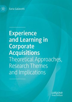 Experience and Learning in Corporate Acquisitions - Galavotti, Ilaria
