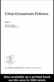 Urban Groundwater Pollution (eBook, PDF)