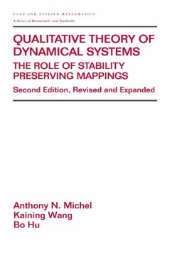 Qualitative Theory of Dynamical Systems (eBook, PDF) - Michel, Anthony; Wang, Kaining; Hu, Bo