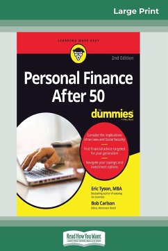 Personal Finance After 50 For Dummies, 2nd Edition (16pt Large Print Edition) - Tyson, Eric; Carlson, Robert C.