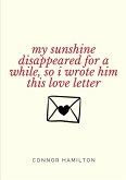 My Sunshine Disappeared for a While, So I Wrote Him This Love Letter