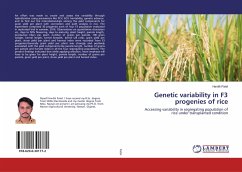 Genetic variability in F3 progenies of rice - Patel, Hardik