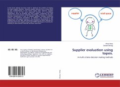 Supplier evaluation using topsis.