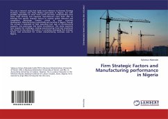 Firm Strategic Factors and Manufacturing performance in Nigeria - Adamade, Sylvanus