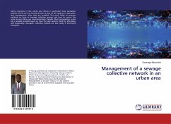 Management of a sewage collective network in an urban area