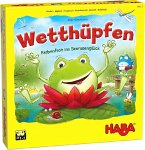 HABA 305272 - Wetthüpfen, Würfelspiel, Familienspiel