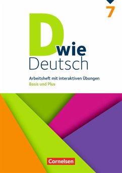 D wie Deutsch 7. Schuljahr - Arbeitsheft mit interaktiven Übungen online - Grünes, Sven;Heidmann-Weiß, Sandra;Scholz, Matthias