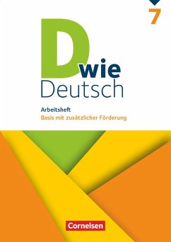 D wie Deutsch 7. Schuljahr - Arbeitsheft mit Lösungen - Grünes, Sven;Deters, Ulrich;Heidmann-Weiß, Sandra