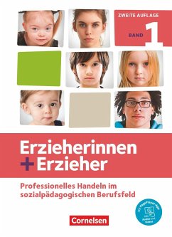 Erzieherinnen + Erzieher. Band 1 - Professionelles Handeln im sozialpädagogischen Berufsfeld - Gartinger, Silvia;Witzlau, Claudia;Ruff, Amelie