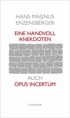 Eine Handvoll Anekdoten - Enzensberger, Hans Magnus